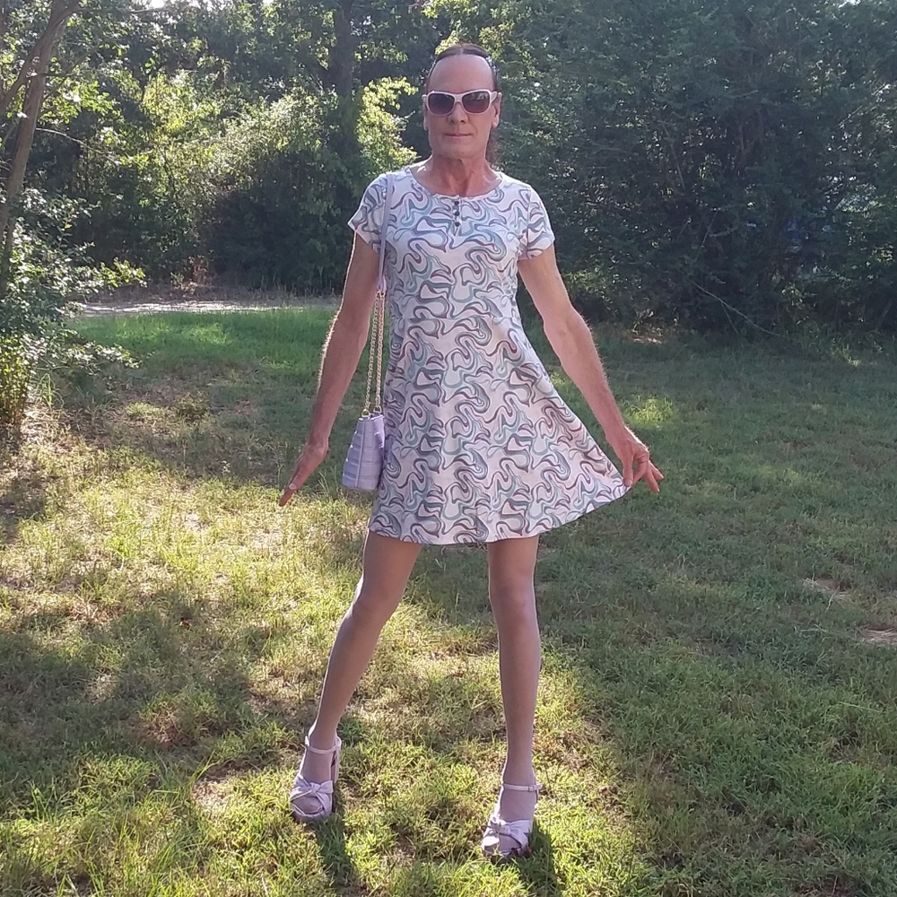 Lilac Multi Colored Dress